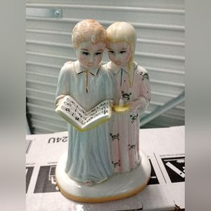 Rare Italian porcelain figurine statue